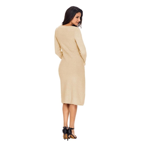 Cable-Knit Sweater Dress - Picture 7 of 11